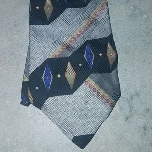 Vintage salem black print tie